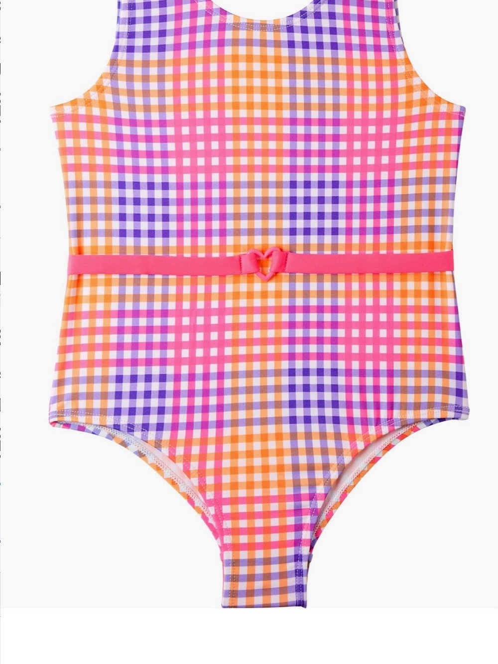 BNWT PINK PLATINUM Gingham One-Piece Swimsuit (Baby) Size 2T